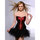 Sweet Streak Overbust Satin and Lace Corset-Style Bustier