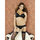 Fantasy Naughty Garter Knickers and Mesh Padded Bra Set