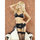Fantasy Naughty Suspender Belt Knickers and Demi Bra Set