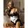 Fantasy Vintage Satin and Lace Teddy
