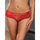Dreamgirl Plus Size Stretch Lace Crotchless Knickers with Ruffles