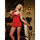 Dreamgirl Chiffon and Stretch Satin Babydoll