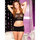 Pink Lipstick Boob Tube and Hot Pants Set