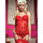Seven Til Midnight Some Like It Hot Bustier Top and Thong Set
