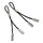 Crave Leather Tassel Nipple Clamps