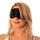 Padded Blindfold Eye Mask with Nose Bridge