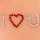 Vajazzle I Love U Body Tattoo