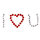Vajazzle I Love U Body Tattoo