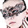Luna Veneziana Ambra Fox Masquerade Mask