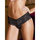 Rene Rofe Crotchless Floral Lace Thong with Bows