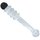 LoveHoney Ribbed Orgasmic Glass Dildo 8 Inch