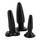 Liquorice Dip Butt Plug Triple Pack