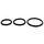 Spartacus Stretch Rubber Cock Ring Set (3 Pack)