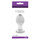 Crystal Medium Glass Butt Plug