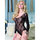 Leg Avenue Long Sleeve Floral Lace Teddy