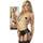 Black Level PVC 6 Strap Suspender Belt