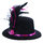 Glittery Mini Top Hat Fascinator