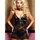 Seven Til Midnight Resist Me Wet Look and Lace Chemise