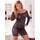 Cottelli Long Sleeved Lace Mini Dress