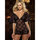 Dreamgirl Floral Lace Plunging Chemise Dress