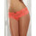 Dreamgirl Pink Diamond Floral Lace Crotchless Knickers