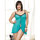 Dreamgirl Pink Diamond Plus Size Sheer Mesh Flyaway Babydoll Set