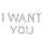 Vajazzle I Want You Body Tattoo