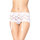 Soft Line Flower Girdle Garter Knickers with String Back