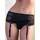 iCollection Plus Size Lace Garter Belt with Ribbon and Pearl Detailing