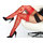 Coquette Darque Fishnet Thigh High Hold Up Stockings