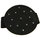 Zado Leather Spanking Paddle with Flattened Spikes