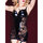Coquette Darque Wet Look and Floral Lace Chemise