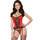 Exposed Precious Gems Basque and G-String Set