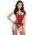 Exposed Precious Gems Basque and G-String Set