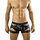 Candyman Wet Look Boxer Shorts with Strap Detail