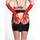 Rubber Girl Latex Wear Rubber Spanking Skirt