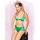 Playful Promises Emerald Satin High Waisted Briefs