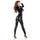 Kitten Sexy Wet Look Catsuit with Front Zip