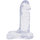 Doc Johnson Crystal Jellies 6 Inch Ballsy Realistic Dildo
