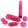 Clear Mini Vibrator Sex Toy Kit