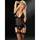 Escante Wet Look Camisole with Stockings