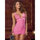 Rene Rofe See Through Lace Chemise Set