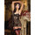 Dreamgirl Gold Metallic Floral Lace and Polkadot Babydoll Set