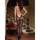 Dreamgirl Black Diamond See Through Bodystocking with Plunge Back