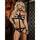 Dreamgirl Fetish Diamond Wet Look Studded Body Harness