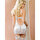 iCollection Open-Back Satin and Lace Chemise Set