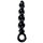 Icicles No 39 Twist and Turn Black Spiral Glass Dildo