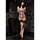 Leg Avenue Sheer Retro Teddy with Cage Detailing
