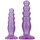 Doc Johnson Crystal Jellies Beaded Butt Plug Anal Training Kit