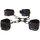 Doc Johnson Black Rose 4-Way Bondage Restraint Kit